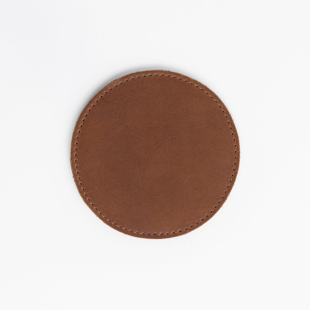 Gallantoro Leather Coasters in Timber Case