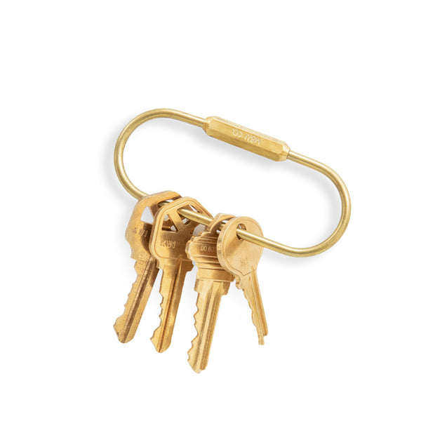 Maxx & Unicorn Pill Keyring Brass