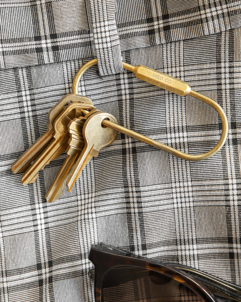 Maxx & Unicorn Pill Keyring Brass
