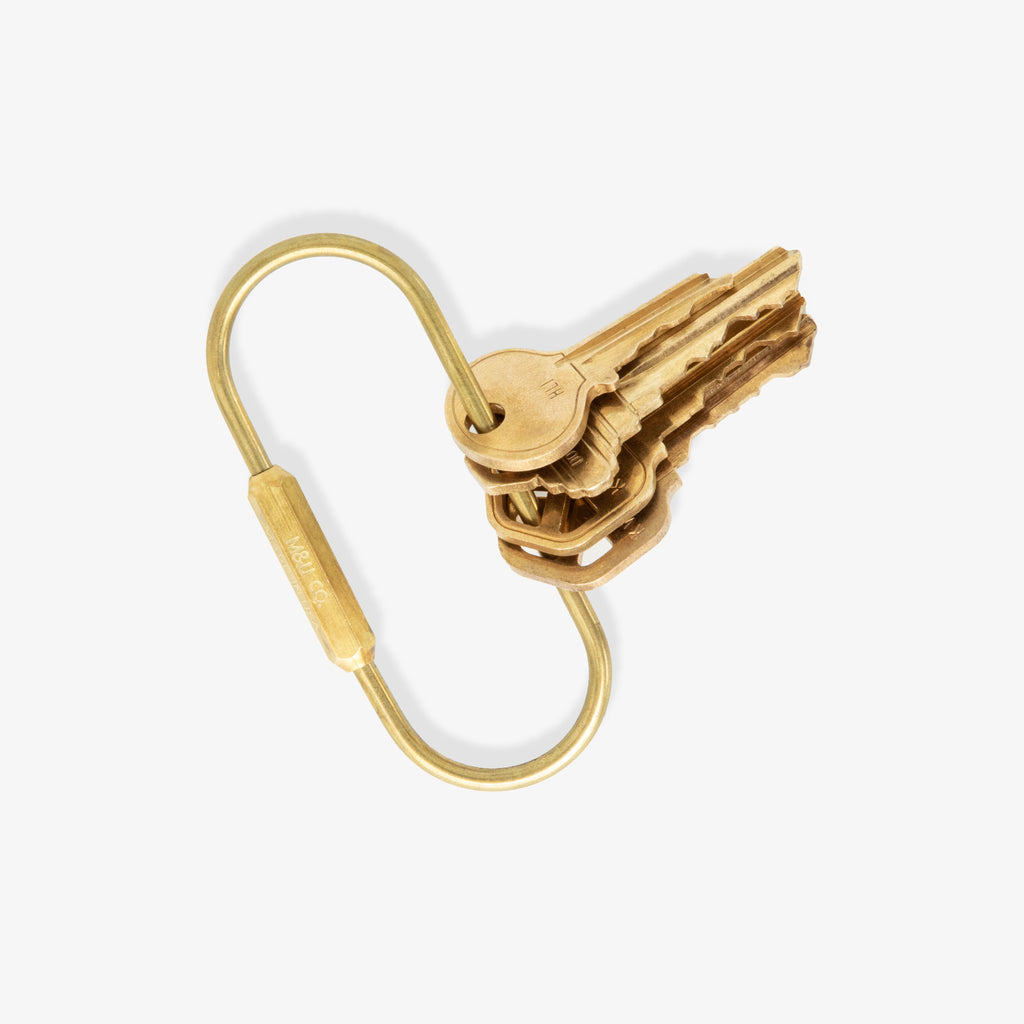 Maxx & Unicorn Pill Keyring Brass