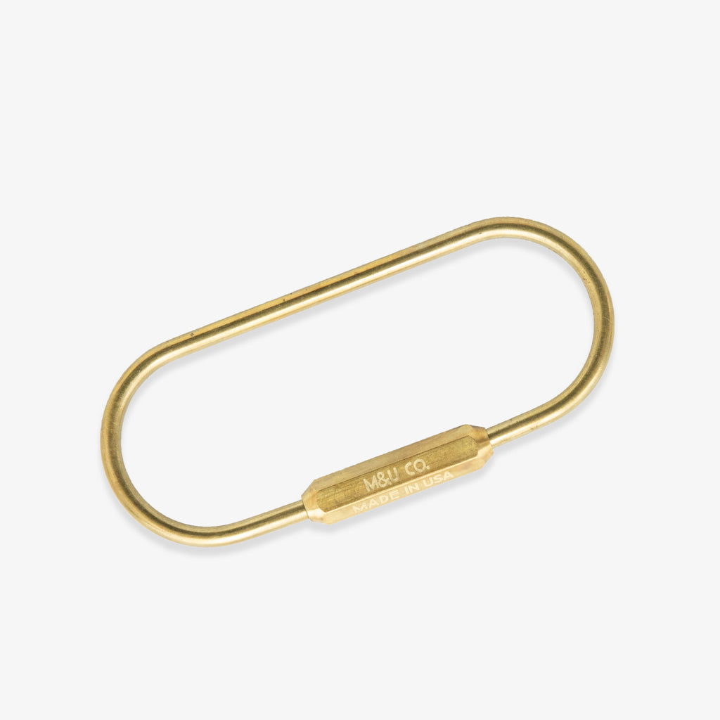 Maxx & Unicorn Pill Keyring Brass