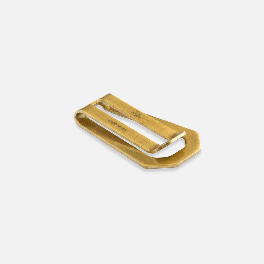 Maxx and Unicorn Brass Money Clip