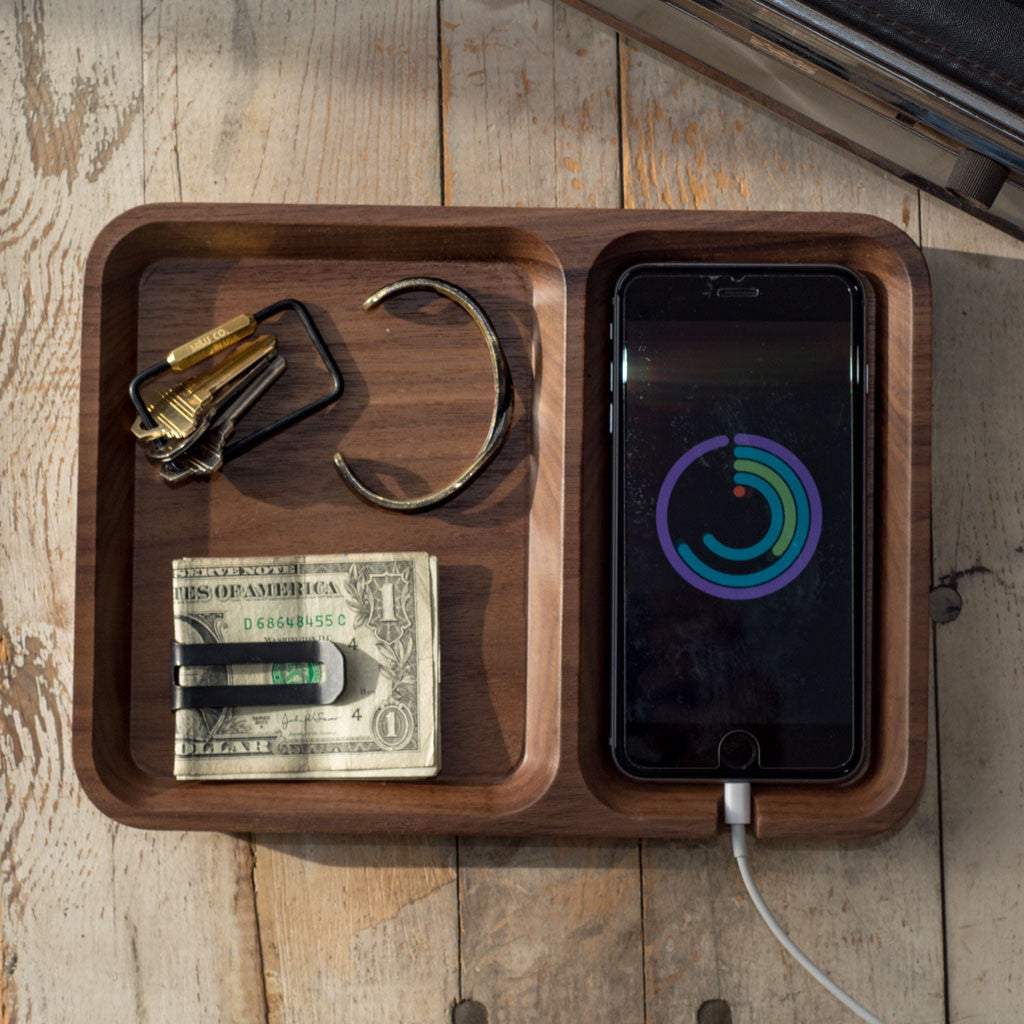 Solid walnut desktop